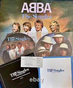 ABBA -The Singles/First Ten Years- Double LP Picture Disc/Box Set/Booklet/Ticket