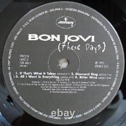 Bon Jovi These Days Rare Brazil First Press 1995 Double Lp Mercury 528.248-1