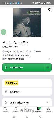 MUDDY WATERS 23 ALBLUM COLLECTION With VERY RARE'MUDD IN YOUR EAR MISPRESS