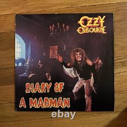 Ozzy Osbourne Diary of a Madman LP 1981 Jet Record FZ 37492 (VG Vinyl) Rhoads
