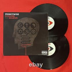 Pennywise Reason To Believe Black Vinyl 12 2LP MySpace Records 2008 NOFX