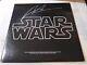 Star Wars Movie Soundtrack Vg++ George Lucas Autographed Record & Inserts 1977