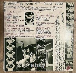 The Rolling Stones Exile On Main Street 1972 2 Lp Set with 12 Intact Postcards