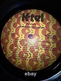 Various K-Tel Superstar Collection double album vinyl 1st pressing Vintage 1978